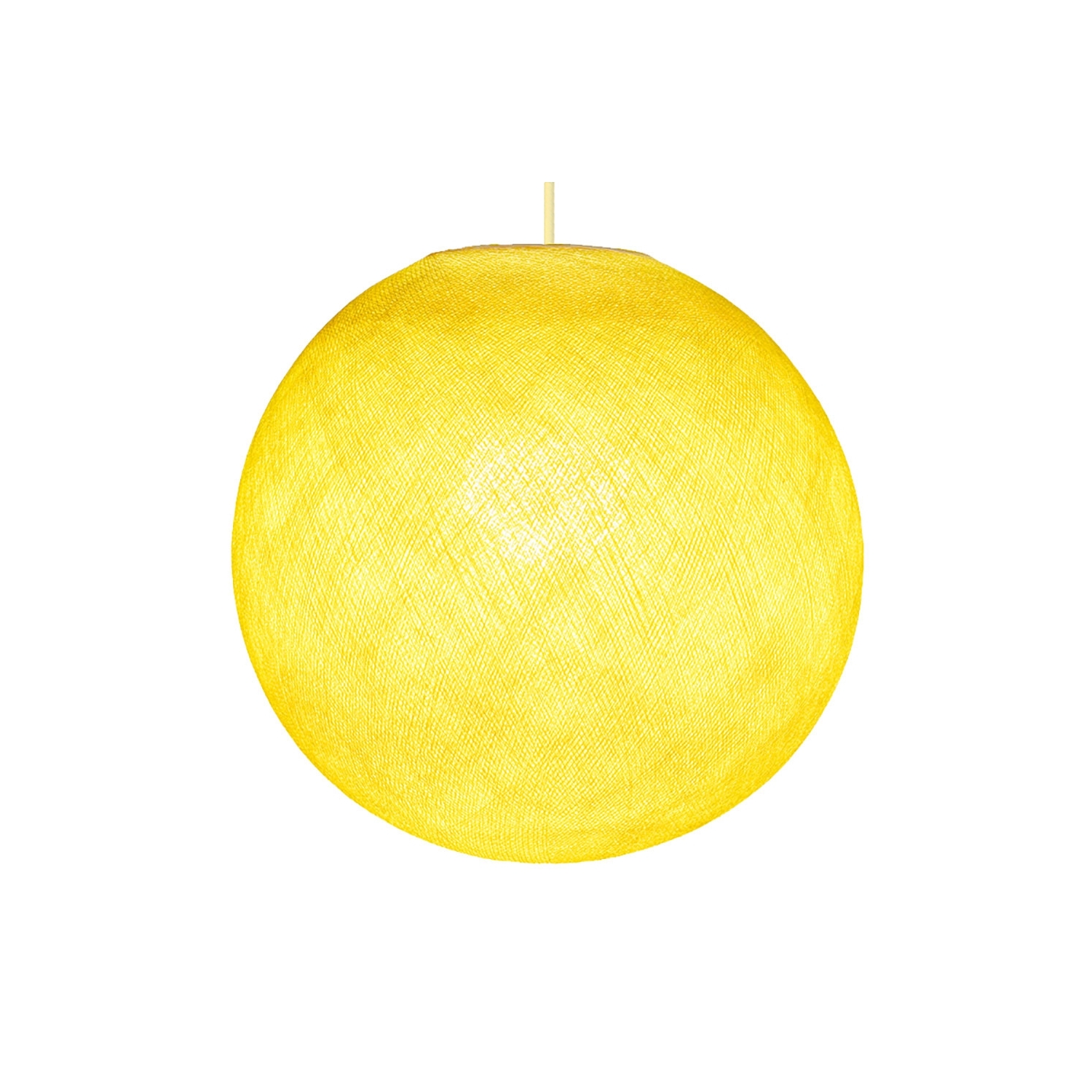 Sphere M lampshade made of polyester fiber, 35 cm diameter - 100% handmade