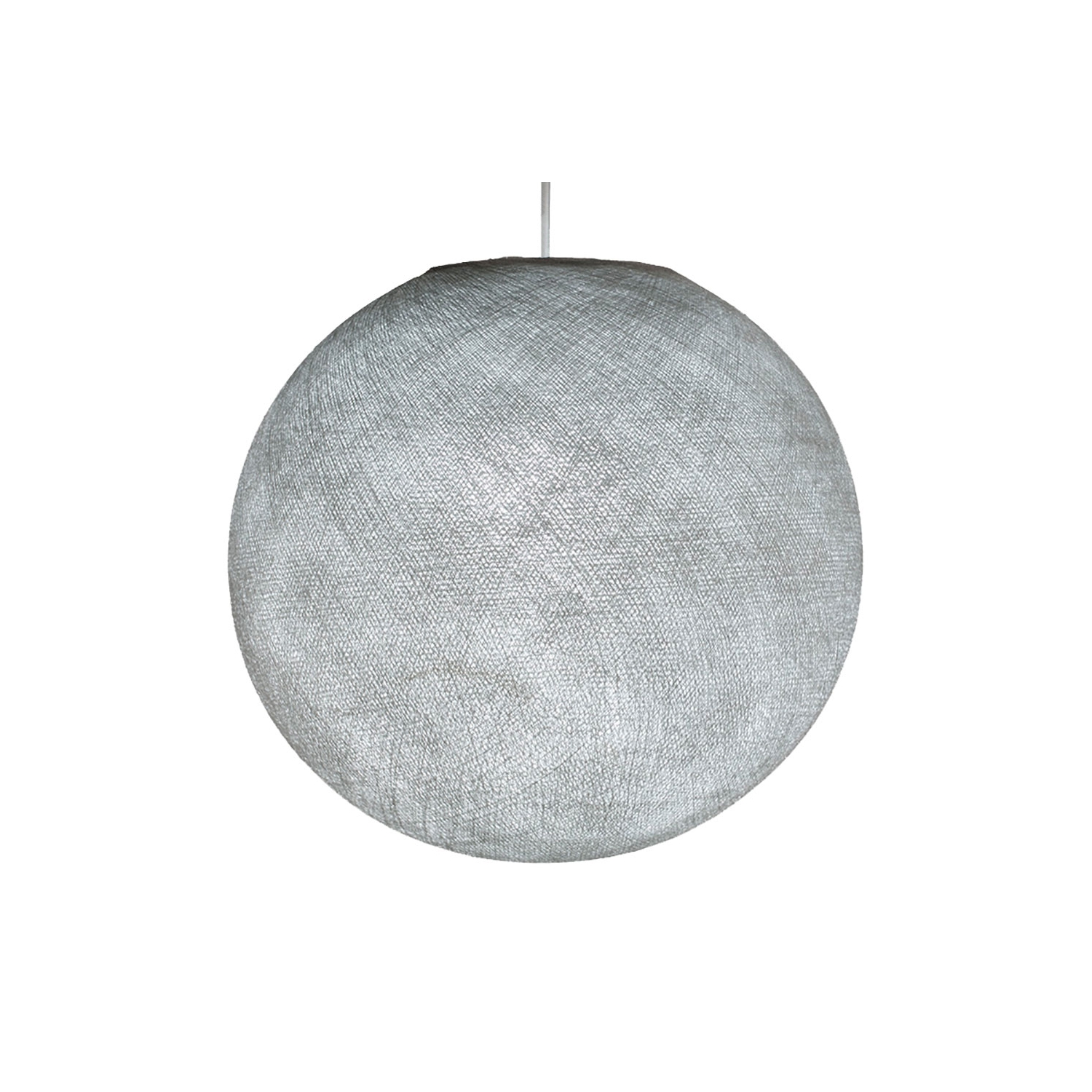 Sphere M lampshade made of polyester fiber, 35 cm diameter - 100% handmade