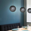 Sphere M lampshade made of polyester fiber, 35 cm diameter - 100% handmade