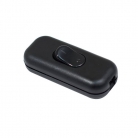 Black Switch Double pole inline rounded