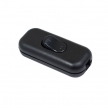 Black Switch Double pole inline rounded