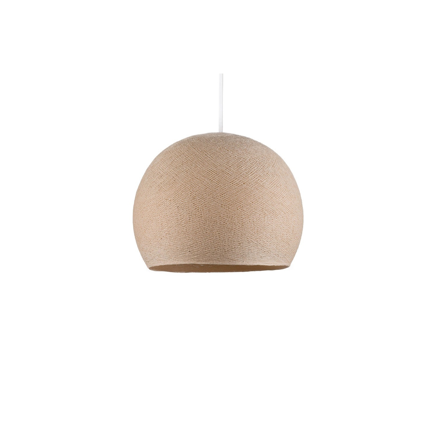 Dome XS lampshade made of polyester fiber, 25 cm diameter - 100% handmade