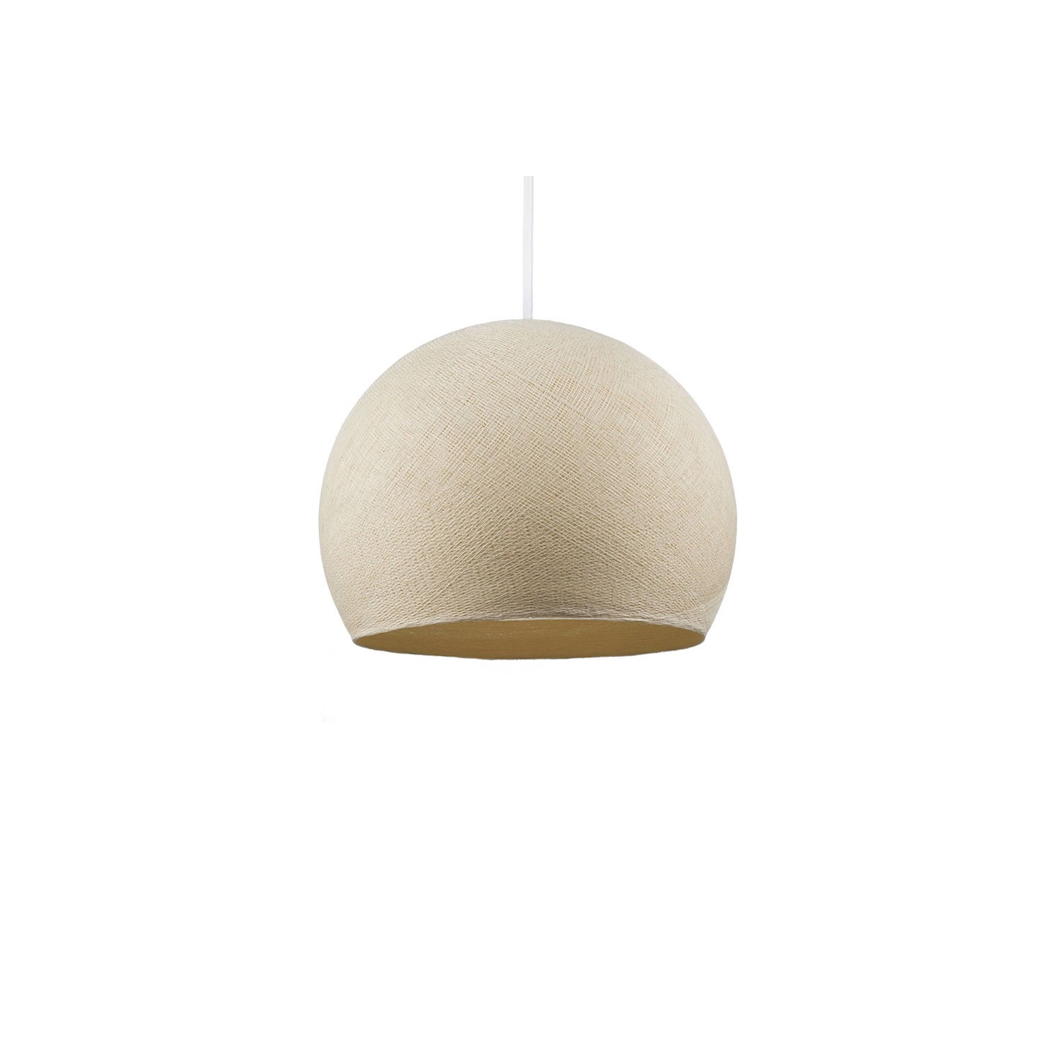 Dome XS lampshade made of polyester fiber, 25 cm diameter - 100% handmade