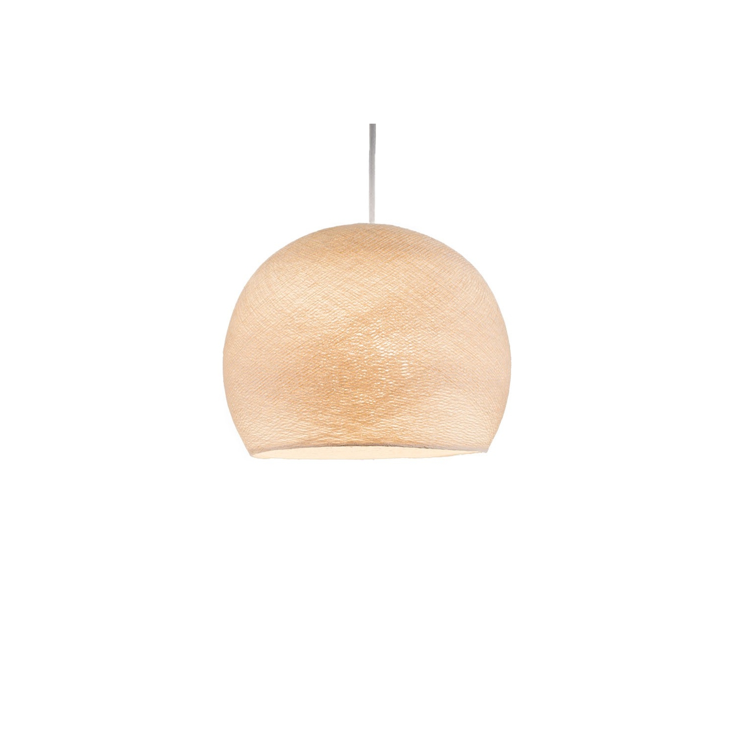 Dome XS lampshade made of polyester fiber, 25 cm diameter - 100% handmade