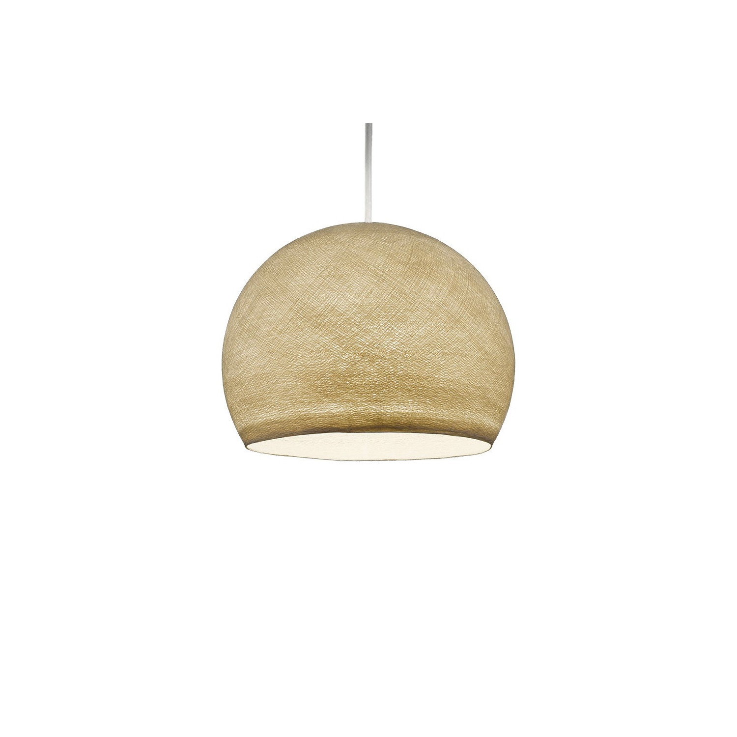 Dome XS lampshade made of polyester fiber, 25 cm diameter - 100% handmade