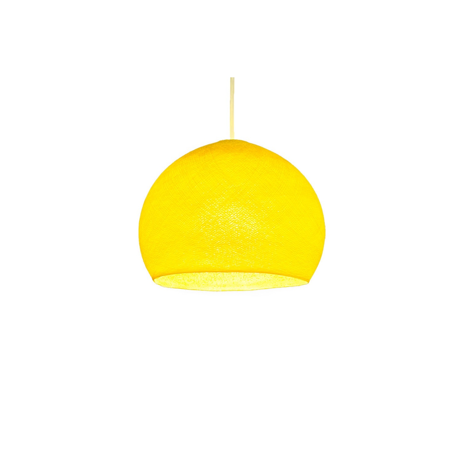 Dome XS lampshade made of polyester fiber, 25 cm diameter - 100% handmade