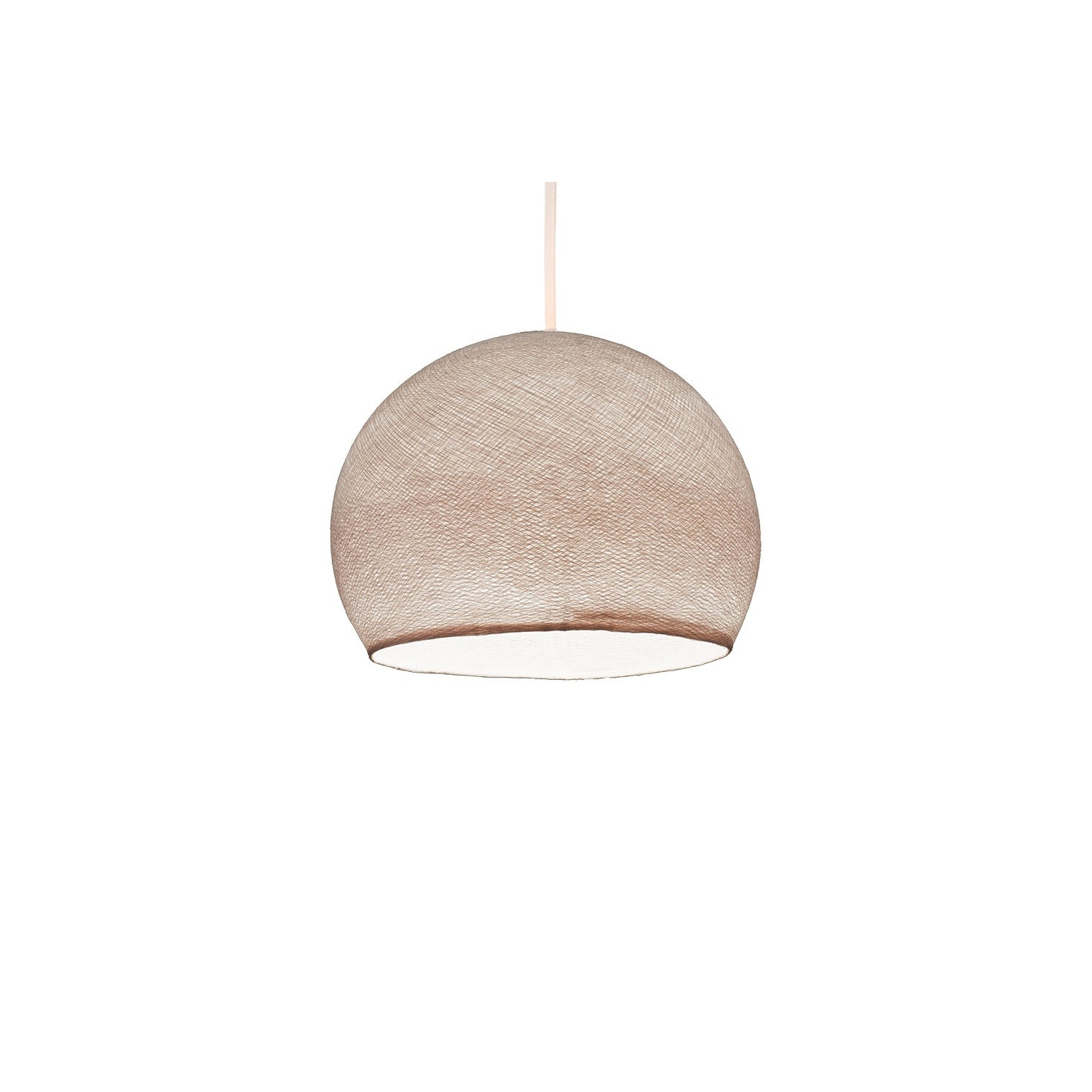 Dome XS lampshade made of polyester fiber, 25 cm diameter - 100% handmade