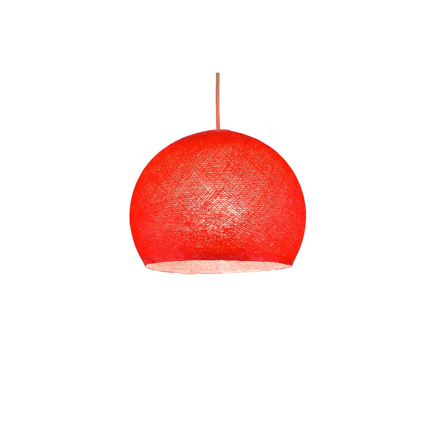 Dome XS lampshade made of polyester fiber, 25 cm diameter - 100% handmade