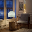 Dome XS lampshade made of polyester fiber, 25 cm diameter - 100% handmade