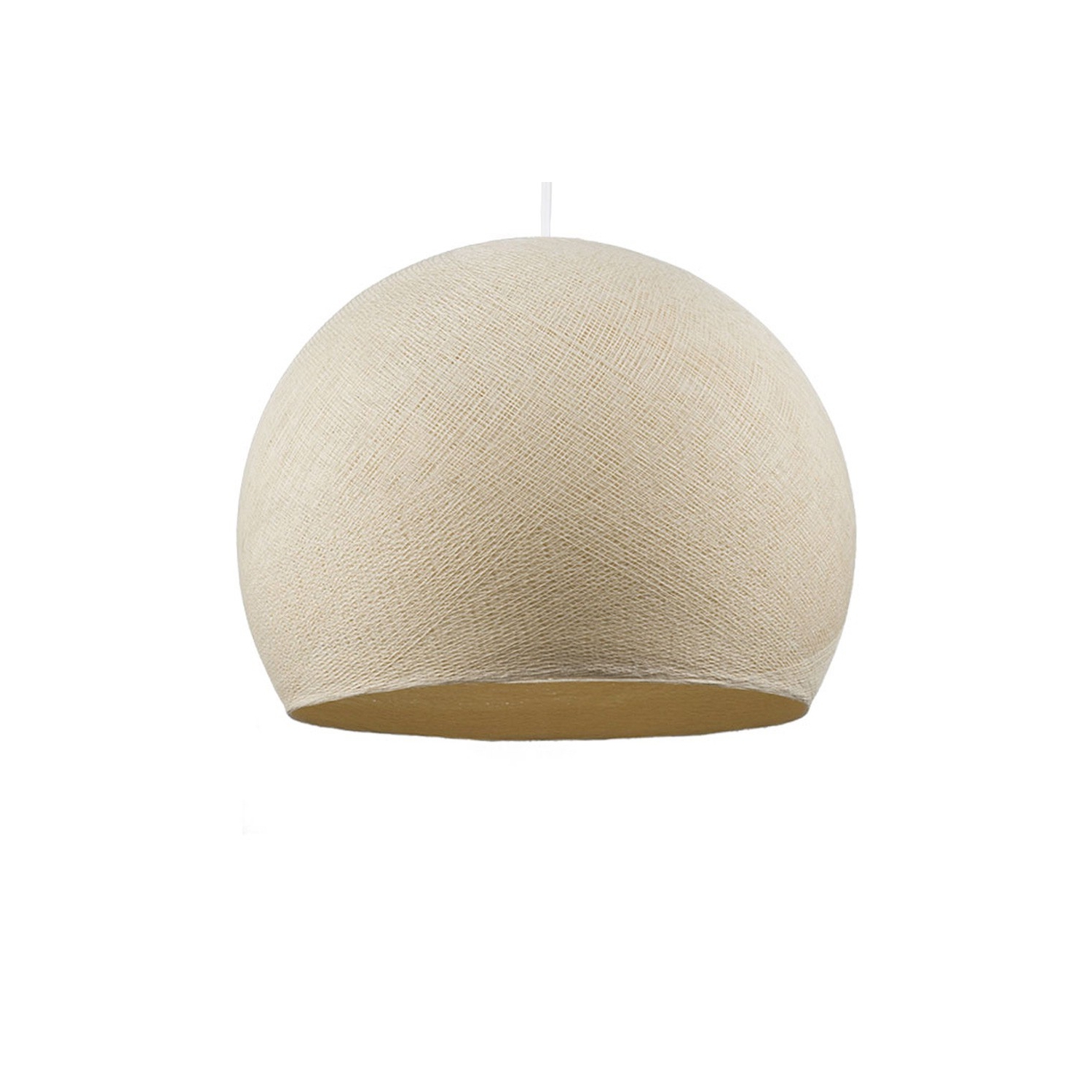 Dome M lampshade made of polyester fiber, 35 cm diameter - 100% handmade