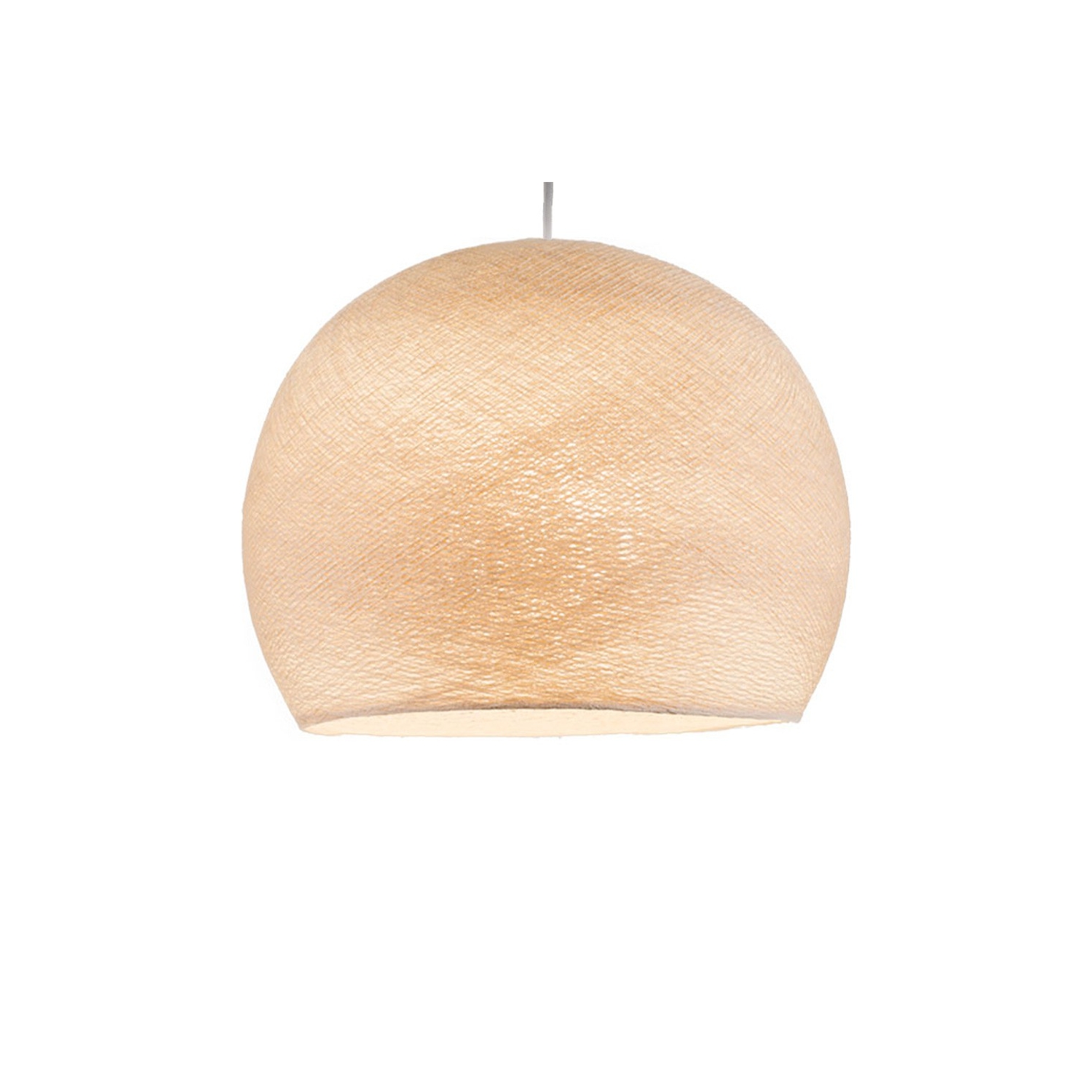 Dome M lampshade made of polyester fiber, 35 cm diameter - 100% handmade