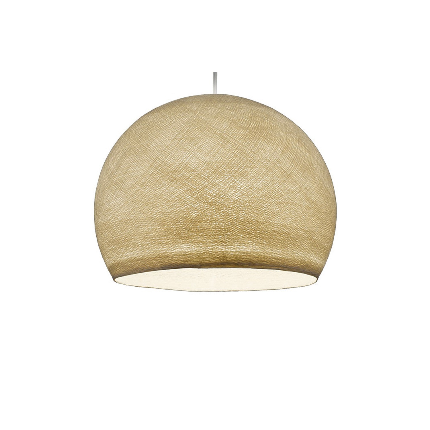 Dome M lampshade made of polyester fiber, 35 cm diameter - 100% handmade