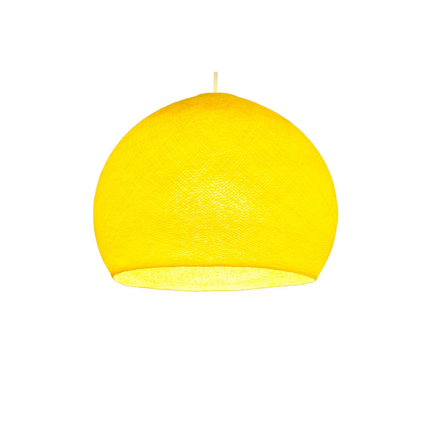 Dome M lampshade made of polyester fiber, 35 cm diameter - 100% handmade