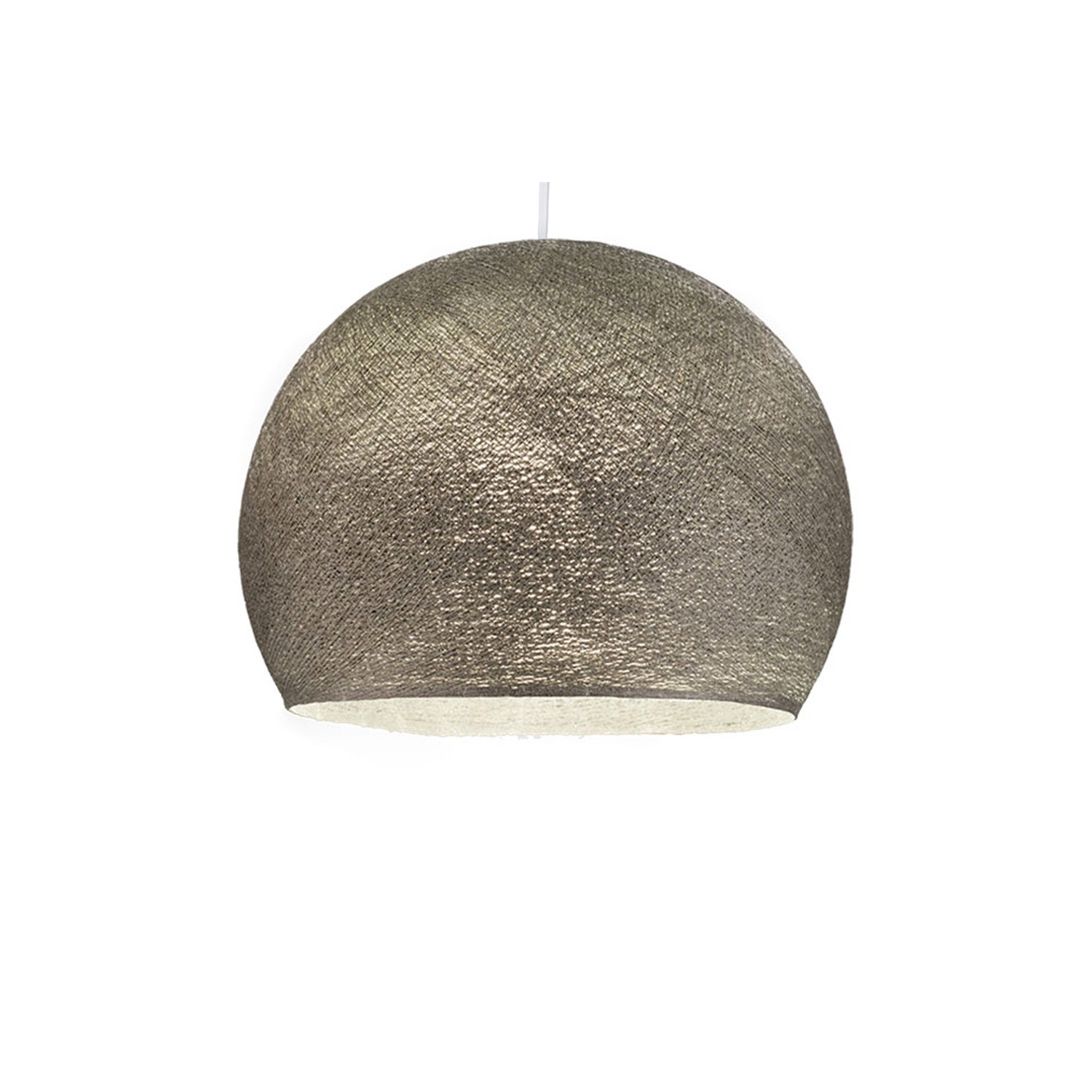 Dome M lampshade made of polyester fiber, 35 cm diameter - 100% handmade