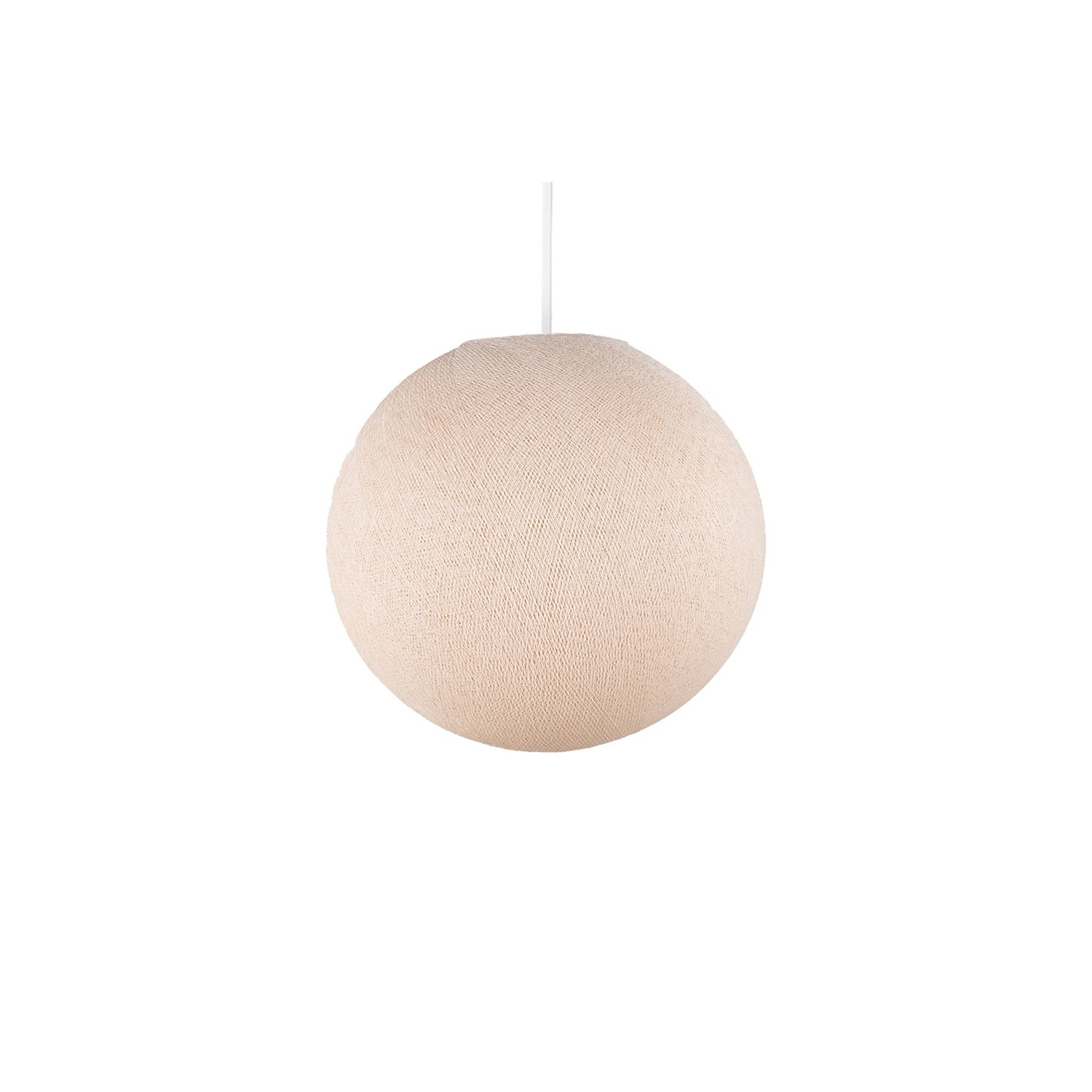 Sphere XS lampshade made of polyester fiber, 25 cm diameter - 100% handmade