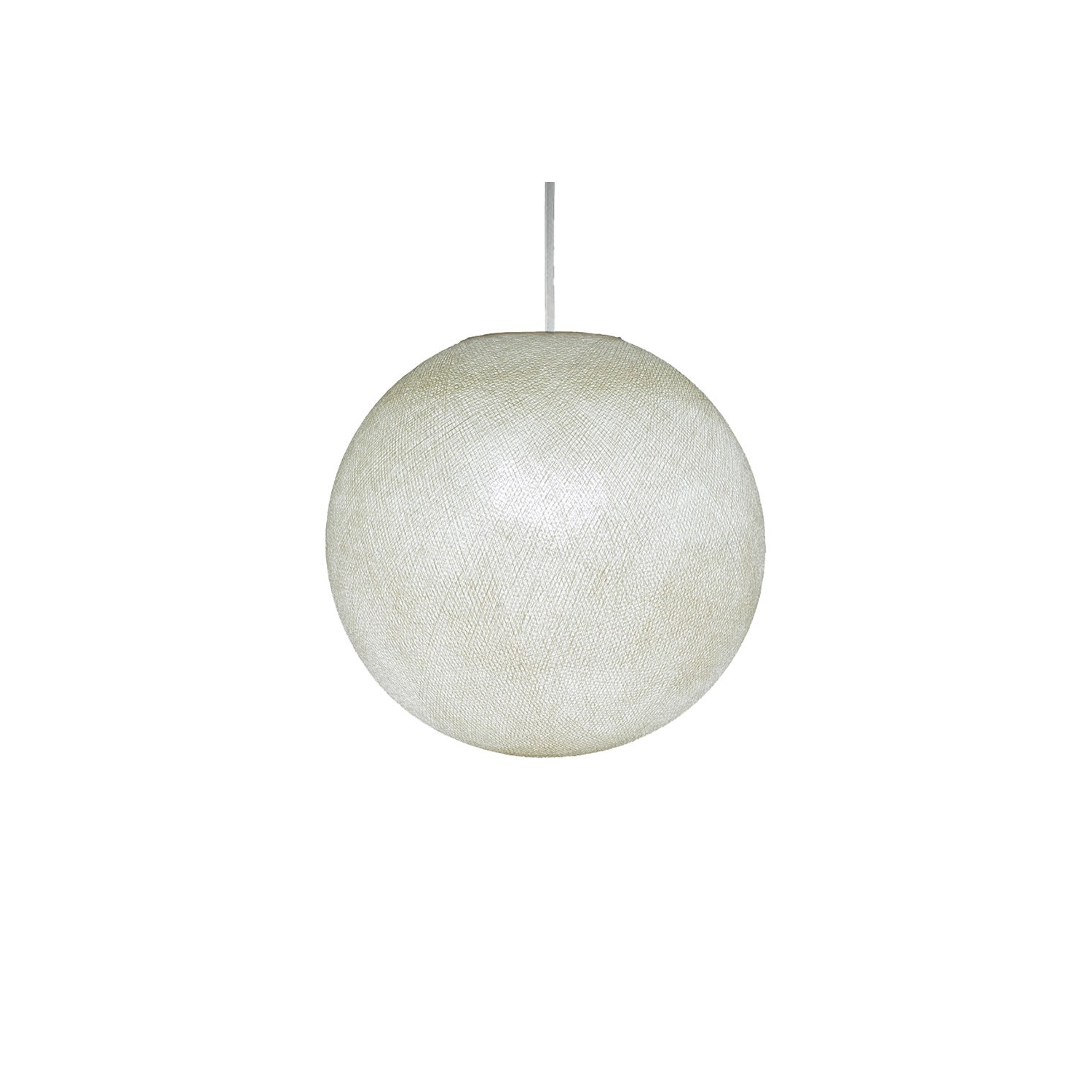 Sphere XS lampshade made of polyester fiber, 25 cm diameter - 100% handmade