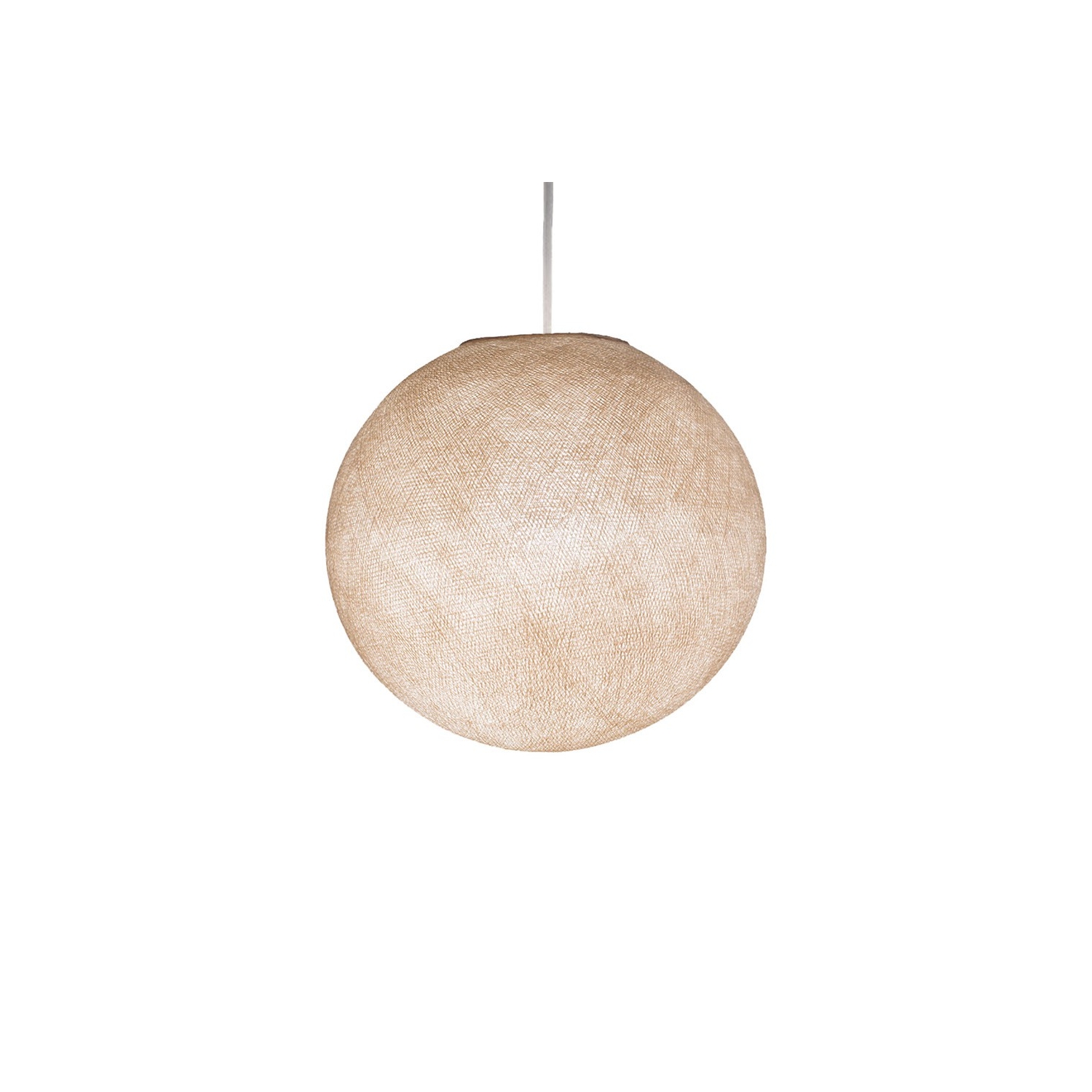 Sphere XS lampshade made of polyester fiber, 25 cm diameter - 100% handmade