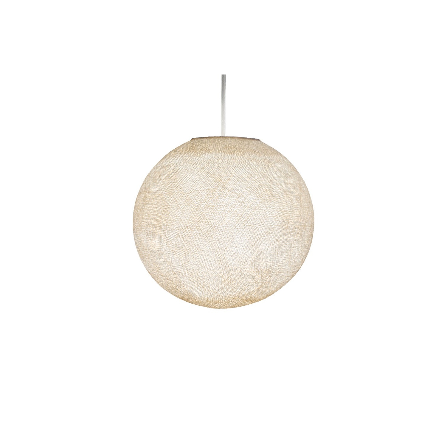 Sphere XS lampshade made of polyester fiber, 25 cm diameter - 100% handmade