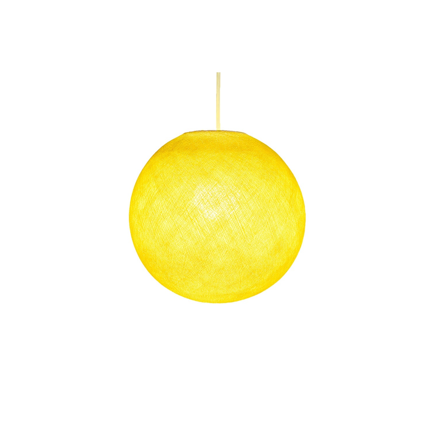 Sphere XS lampshade made of polyester fiber, 25 cm diameter - 100% handmade