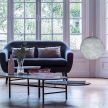 Sphere XS lampshade made of polyester fiber, 25 cm diameter - 100% handmade