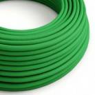RM06 Green Round Rayon Electrical Fabric Cloth Cord Cable