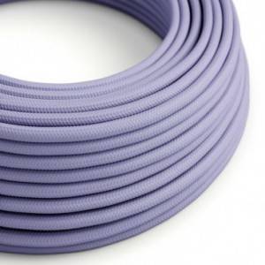 RM07 Lilac Round Rayon Electrical Fabric Cloth Cord Cable