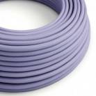 RM07 Lilac Round Rayon Electrical Fabric Cloth Cord Cable