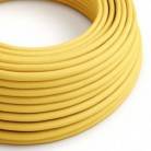 RM10 Yellow Round Rayon Electrical Fabric Cloth Cord Cable