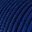 RM12 Blue Round Rayon Electrical Fabric Cloth Cord Cable