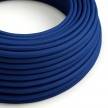 RM12 Blue Round Rayon Electrical Fabric Cloth Cord Cable