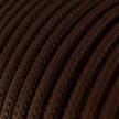 RM13 Brown Round Rayon Electrical Fabric Cloth Cord Cable