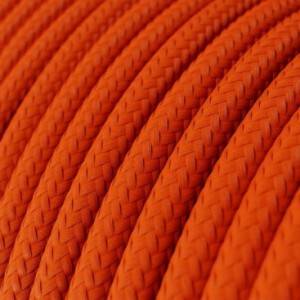 RM15 Orange Round Rayon Electrical Fabric Cloth Cord Cable