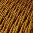 TM05 Gold Twisted Rayon Electrical Fabric Cloth Cord Cable