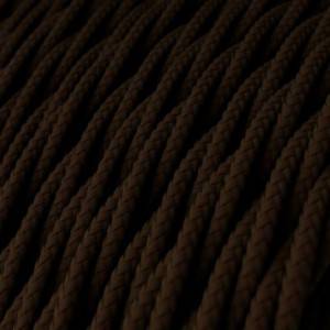 TM13 Brown Twisted Rayon Electrical Fabric Cloth Cord Cable
