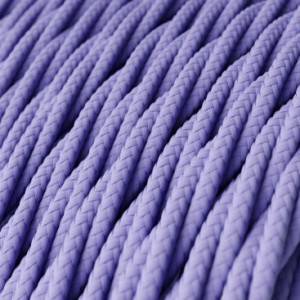 TM07 Lilac Twisted Rayon Electrical Fabric Cloth Cord Cable