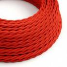TM09 Red Twisted Rayon Electrical Fabric Cloth Cord Cable