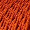 TM15 Orange Twisted Rayon Electrical Fabric Cloth Cord Cable