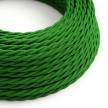 TM06 Green Twisted Rayon Electrical Fabric Cloth Cord Cable