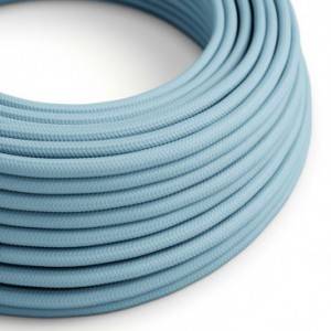 RM17 Baby Azure Round Rayon Electrical Fabric Cloth Cord Cable