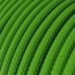 RM18 Green Lime Round Rayon Electrical Fabric Cloth Cord Cable
