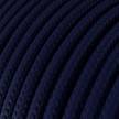 RM20 Dark Blue Round Rayon Electrical Fabric Cloth Cord Cable