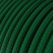 RM21 Dark Green Round Rayon Electrical Fabric Cloth Cord Cable