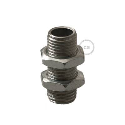 All thread hollow threaded tube + nuts - Packing: 1 piece