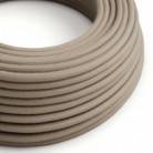 RC43 Dove Round Cotton Electrical Fabric Cloth Cord Cable