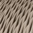 TC43 Dove Twisted Cotton Electrical Fabric Cloth Cord Cable