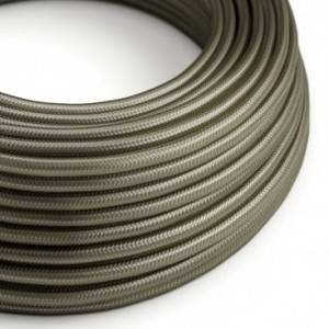RM26 Dark Grey Round Rayon Electrical Fabric Cloth Cord Cable
