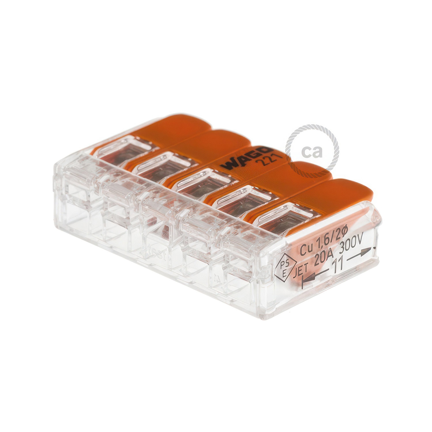 5 poles Transparent Universal Splicing Connectors