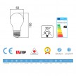 Light bulb filament Led Drop 4W E27 Clear