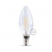 Light bulb filament Led Olive 4W E14 Clear