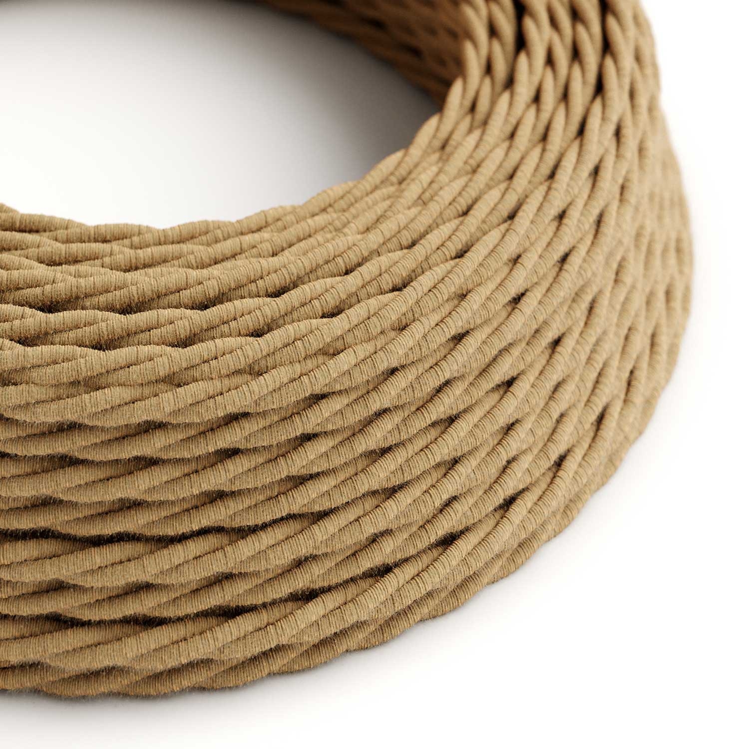 TN06 Jute Twisted Electrical Fabric Cloth Cord Cable